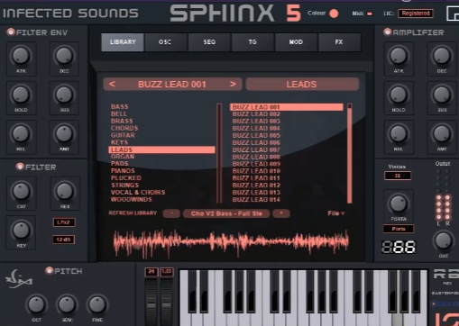 电音合成器音源-Sphinx v5-VST-音色库-软音源-编曲-果果资源网