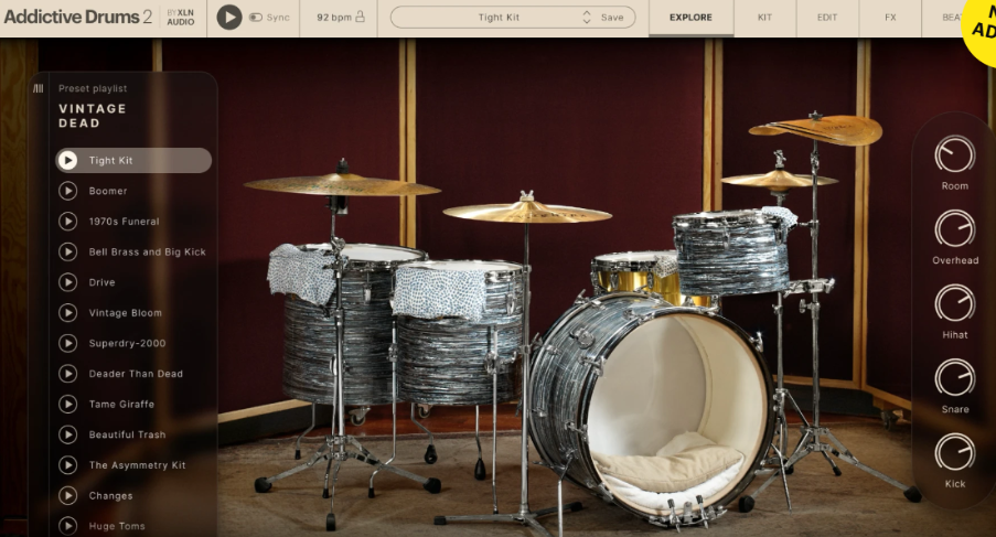 XLN Audio系列-流行原声鼓(全扩展)2024Addictive Drums 2Complete v2.5.2 WIN/2.3.2 MAC-果果音源网