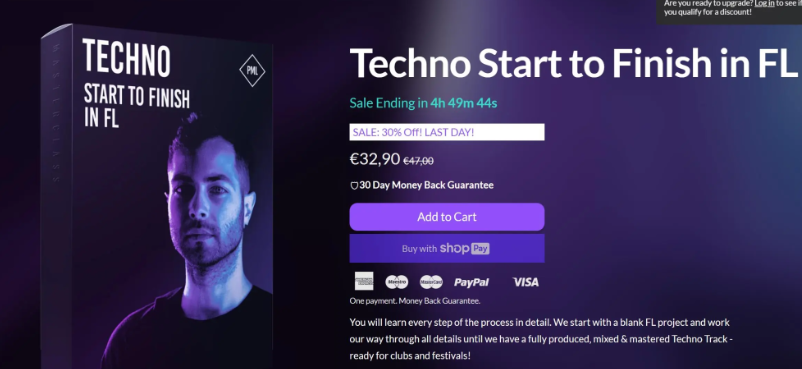 [中文字幕|Techno风格从零开始制作课程+奖金] Production Music Live Techno Start to Finish in FL + Bonuses TUTORiAL（4.27Gb）-果果音源网