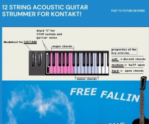 图片[1]-[12弦吉他扫弦音源]PastToFutureReverbs Free Fallin 12-String Acoustic Strummer inspired by Tom Petty For Kontakt! [KONTAKT]（411.85Mb）-果果音源网