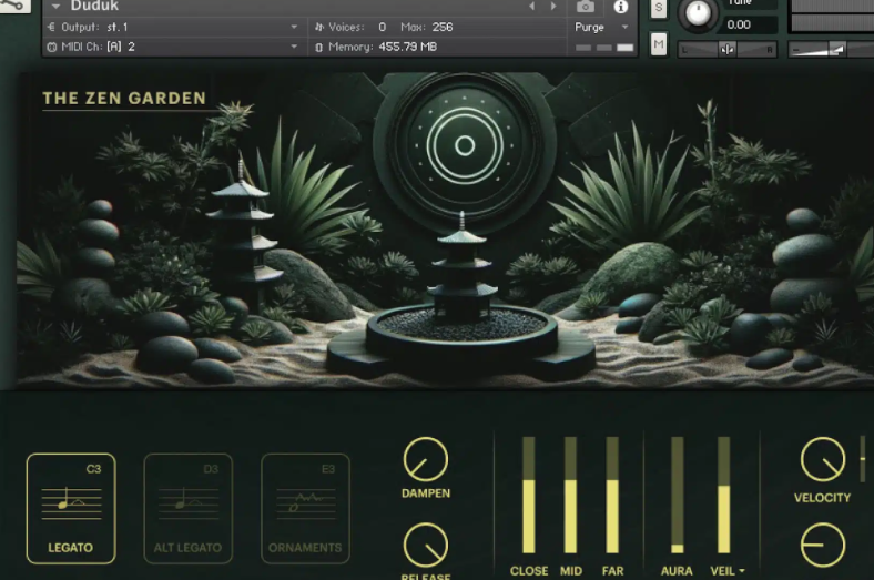 [影视氛围禅意冥想综合乐器音源]Fluffy Audio The Zen Garden v1.1.2 [KONTAKT]（31.84Gb）-果果音源网