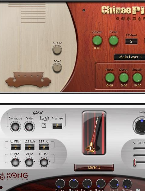 中国民族乐器 13套装 Kong Audio-果果音源网