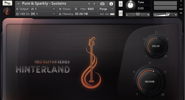 [指弹电吉他音源]Musical Sampling Neo Guitar Series Hinterland v1.1.0 [KONTAKT]（2.5Gb-果果音源网