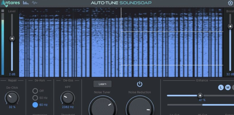 [一键修复人声插件]Antares Auto-Tune SoundSoap v6.0.0 [WIN]（13.2MB）-果果音源网
