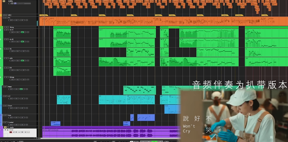 《说好不哭》扒带工程-果果音源网