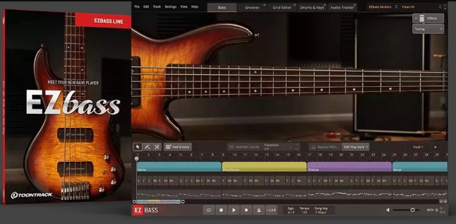 Toontrack EZbass v1.3.2 智能贝斯手-果果音源网