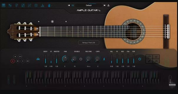 Ample Sound Ample Guitar L v4.0.0 古典尼龙弦吉他-果果音源网