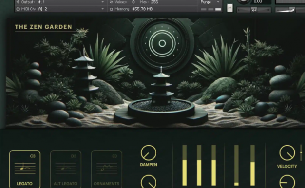 [影视氛围禅意冥想综合乐器音源]Fluffy Audio The Zen Garden v1.1.2 [KONTAKT]（31.84Gb）