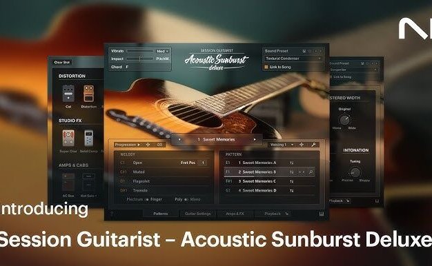 Native Instruments Session Guitarist – Acoustic Sunburst Deluxe 木吉他豪华版